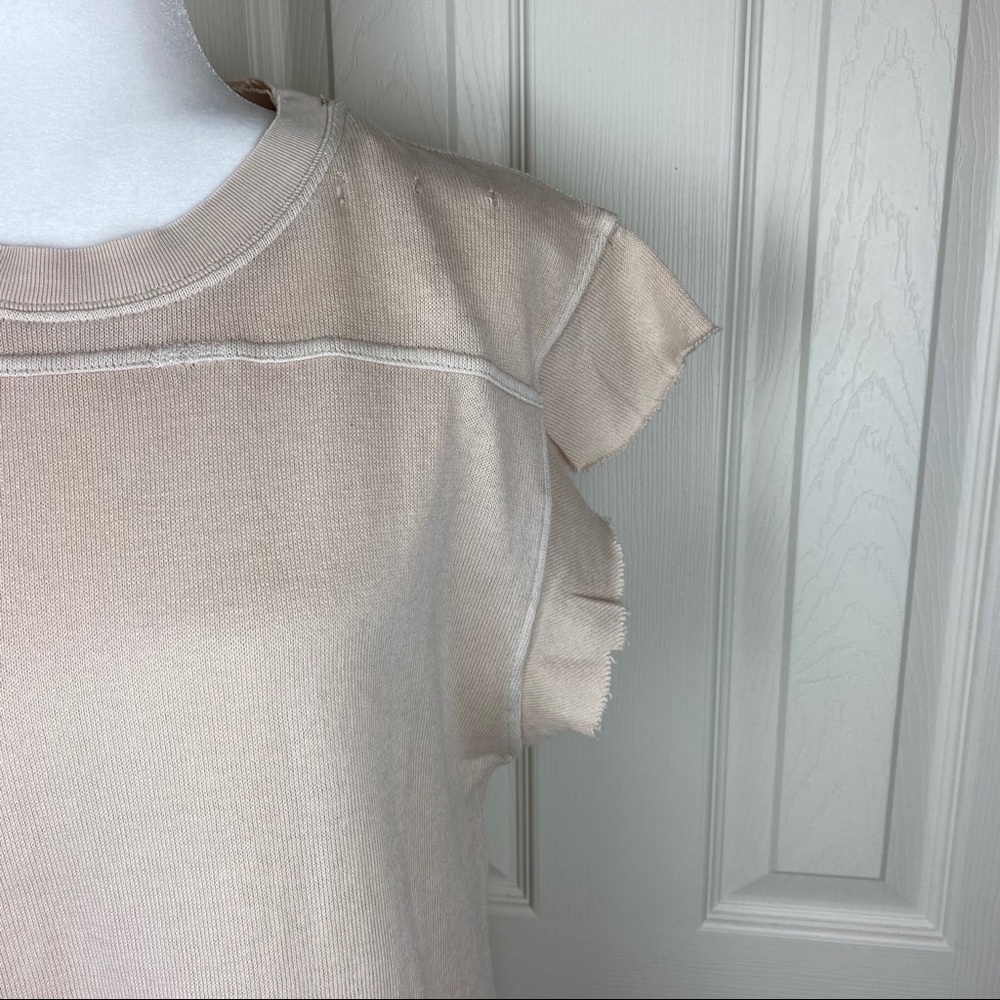 Free People Top Sand Color - Short Sleeve T-shirt - Picture 4 of 7